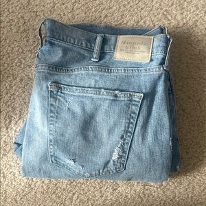 Abercrombie & Fitch Faded Blue Denim Jeans